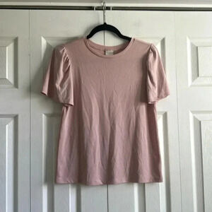 A New Day | Blush Pink | Flutter Sleeve | Modal Top | size XS